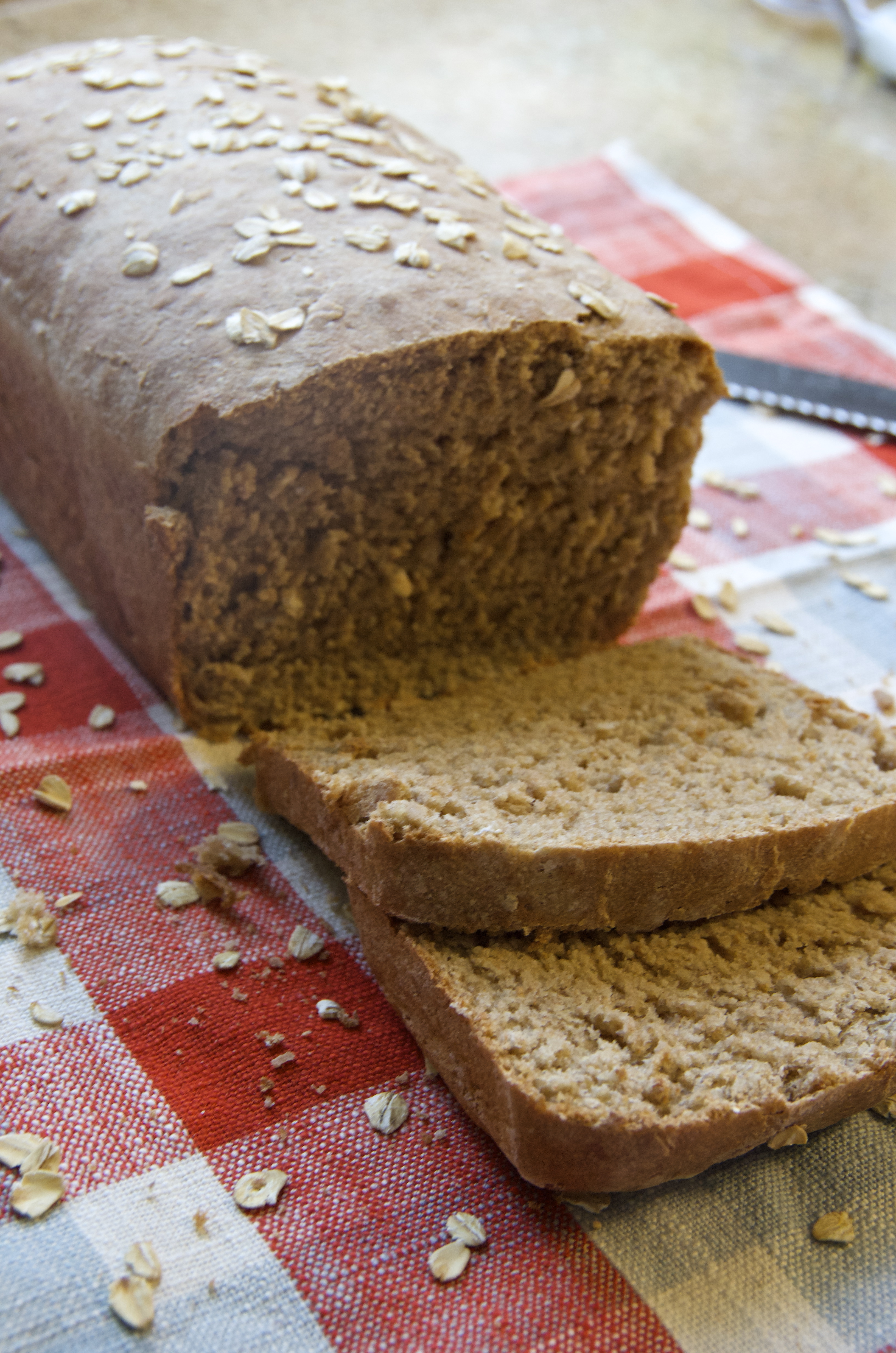 Whole Wheat Honey Oat Bread – Long Distance Baking