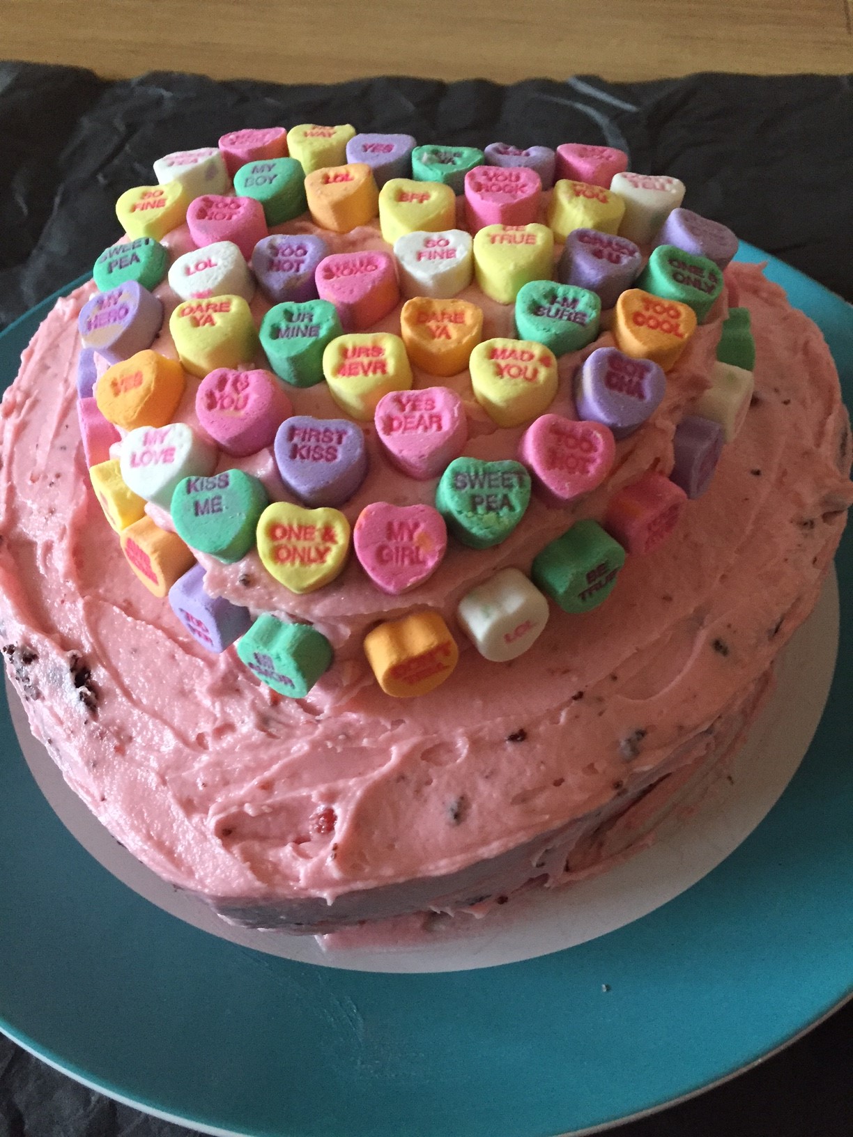 Valentine’s Day Chocolate Cake – Long Distance Baking